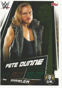 WWE Topps Slam Attax Universe 2019 Trading Card Pete Dunne No.263