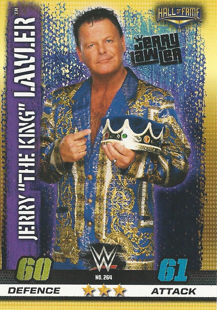 WWE Topps Slam Attax 10th Edition Trading Card 2017 Jerry Lawler No.264