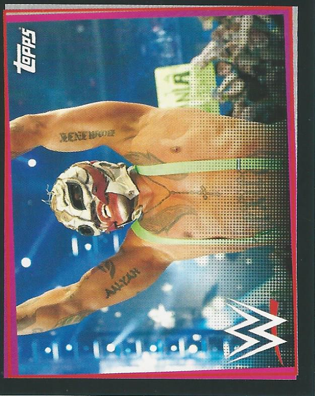 WWE Topps Road to Wrestlemania Stickers 2021 Rey Mysterio No.265