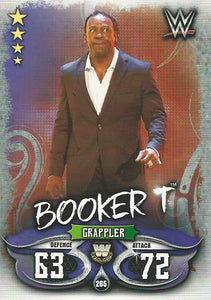 WWE Topps Slam Attax Live 2018 Trading Card Booker T No.265