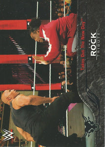 WWE Topps Then Now Forever 2016 Trading Cards The Rock 40 of 40