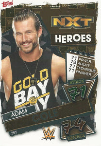 WWE Topps Slam Attax 2021 Trading Card Adam Cole No.265