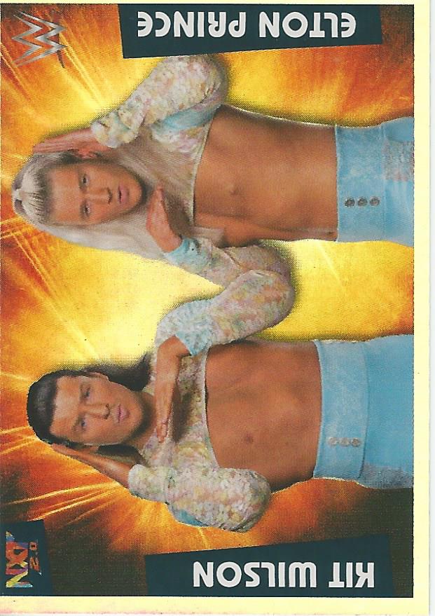 WWE Panini 2022 Sticker Collection Elton Prince and Kit Wilson Foil No.265