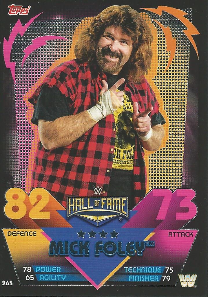 WWE Topps Slam Attax Reloaded 2020 Trading Card Mick Foley No.265
