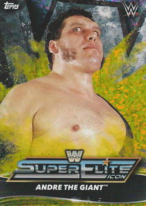 Topps WWE Superstars 2021 Trading Cards Andre the Giant IC1 Yellow