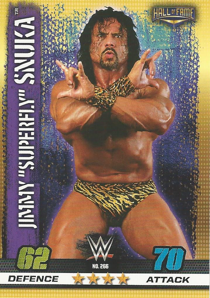 WWE Topps Slam Attax 10th Edition Trading Card 2017 Jimmy Snuka No.266