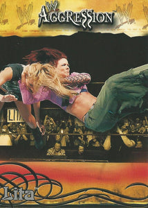 WWE Fleer Aggression Trading Cards 2003 Lita No.22