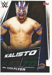 WWE Topps Slam Attax Universe 2019 Trading Card Kalisto No.266