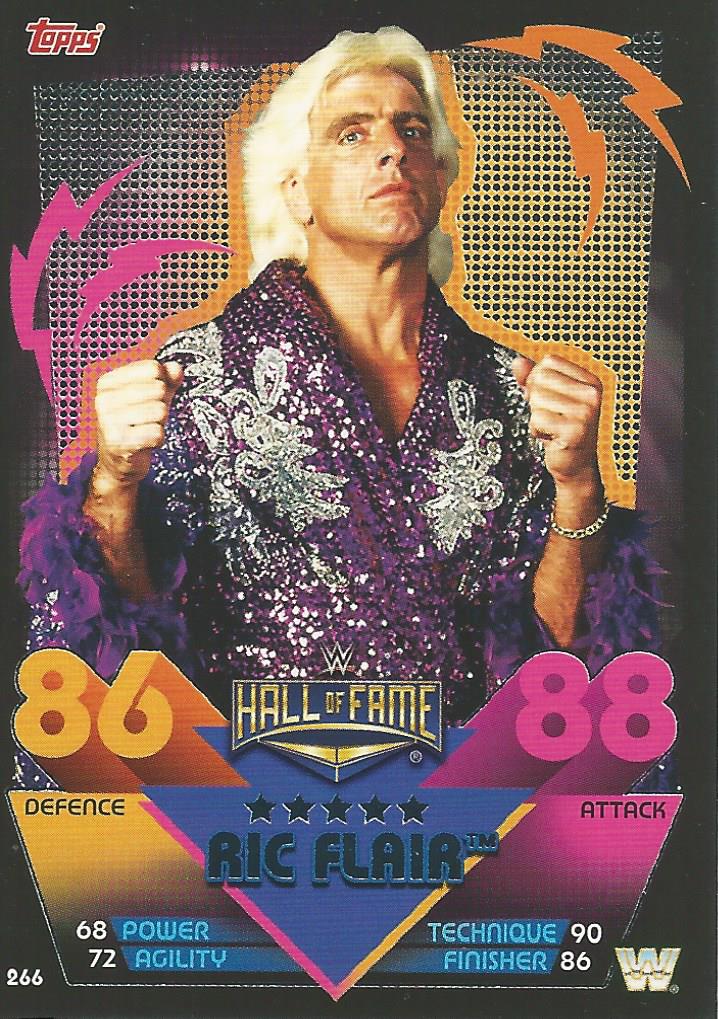 WWE Topps Slam Attax Reloaded 2020 Trading Card Ric Flair No.266