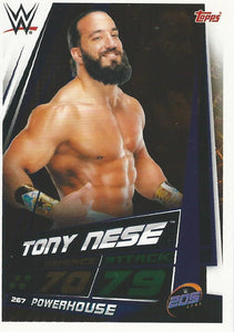 WWE Topps Slam Attax Universe 2019 Trading Card Tony Nese No.267