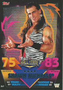 WWE Topps Slam Attax Reloaded 2020 Trading Card Shawn Michaels No.267