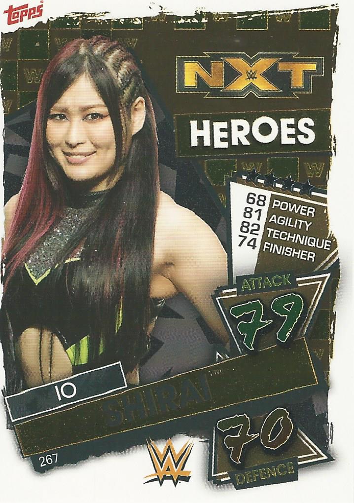 WWE Topps Slam Attax 2021 Trading Card Io Shirai No.267