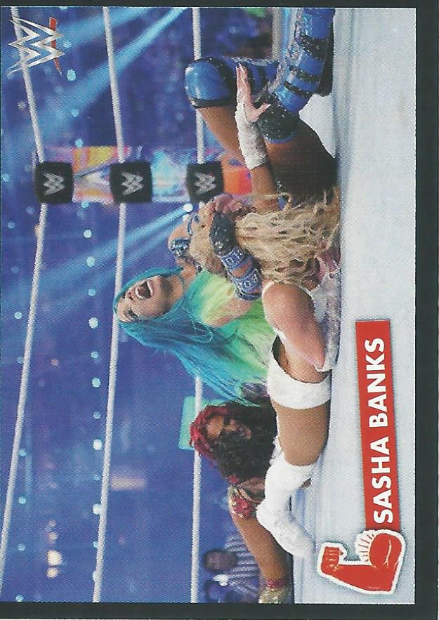 WWE Panini 2022 Sticker Collection Sasha Banks No.268