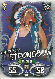 WWE Topps Slam Attax Live 2018 Trading Card Chief Jay Strongbow No.269