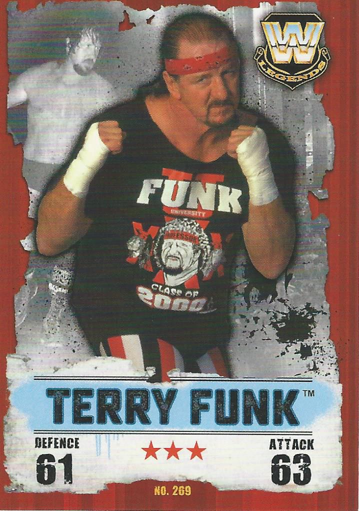 WWE Topps Slam Attax Takeover 2016 Trading Card Terry Funk No.269