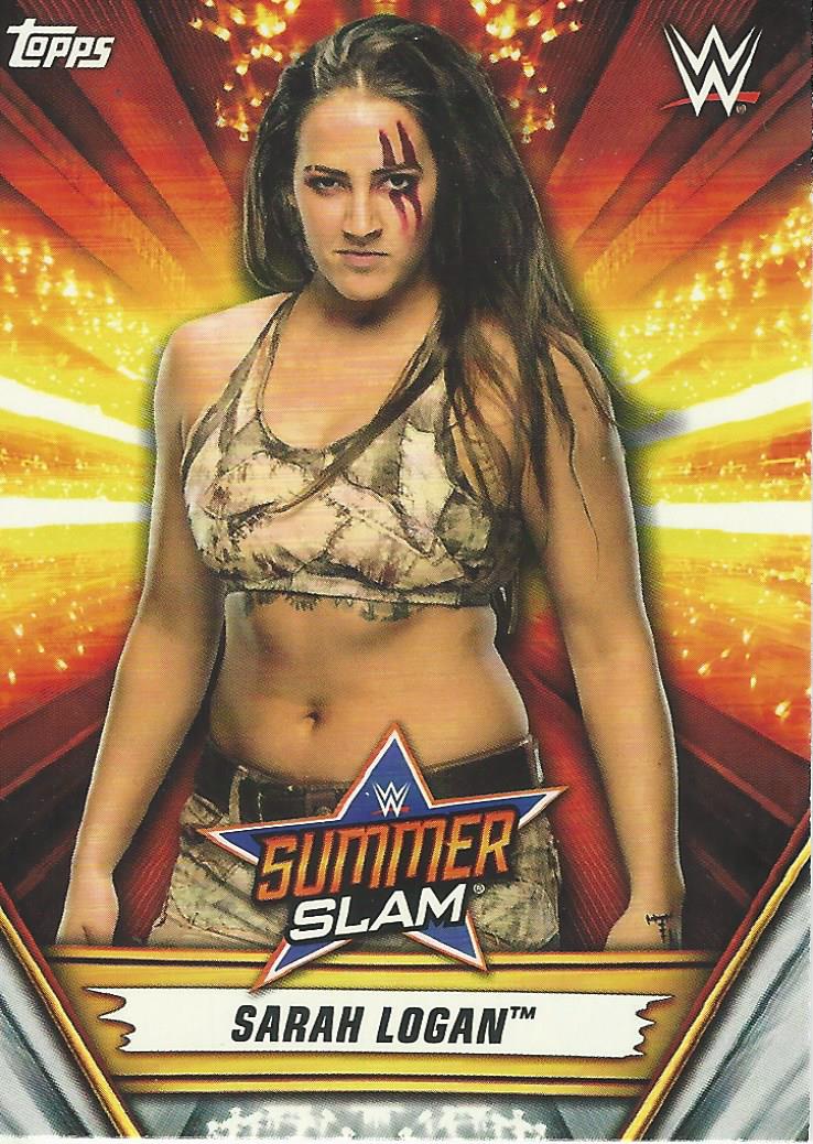 WWE Topps Summerslam 2019 Trading Card Sarah Logan No.26