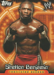 WWE Topps Insider 2006 Trading Cards 2006 US Shelton Benjamin No.26