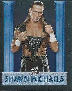 WWE Merlin Heros 2008 Stickers Shawn Michaels Foil No.26