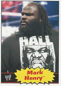 WWE Topps Heritage 2012 Trading Cards Mark Henry No.26