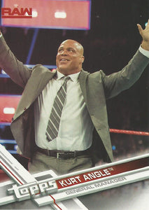 WWE Topps Then Now Forever 2017 Trading Card Kurt Angle No.126
