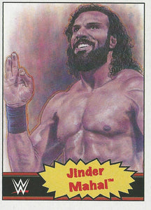 WWE Topps Living Set Trading Cards 2021 Jinder Mahal No.26