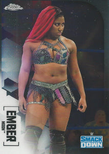 WWE Topps Chrome 2020 Trading Cards Ember Moon No.26