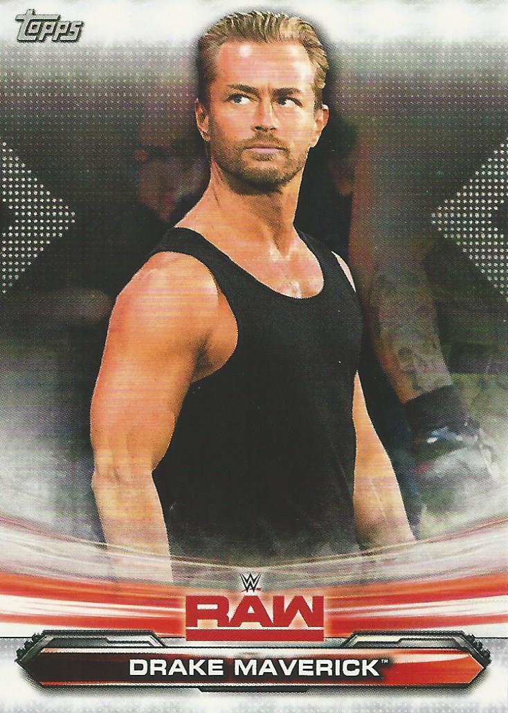 WWE Topps Raw 2019 Trading Card Drake Maverick No.26