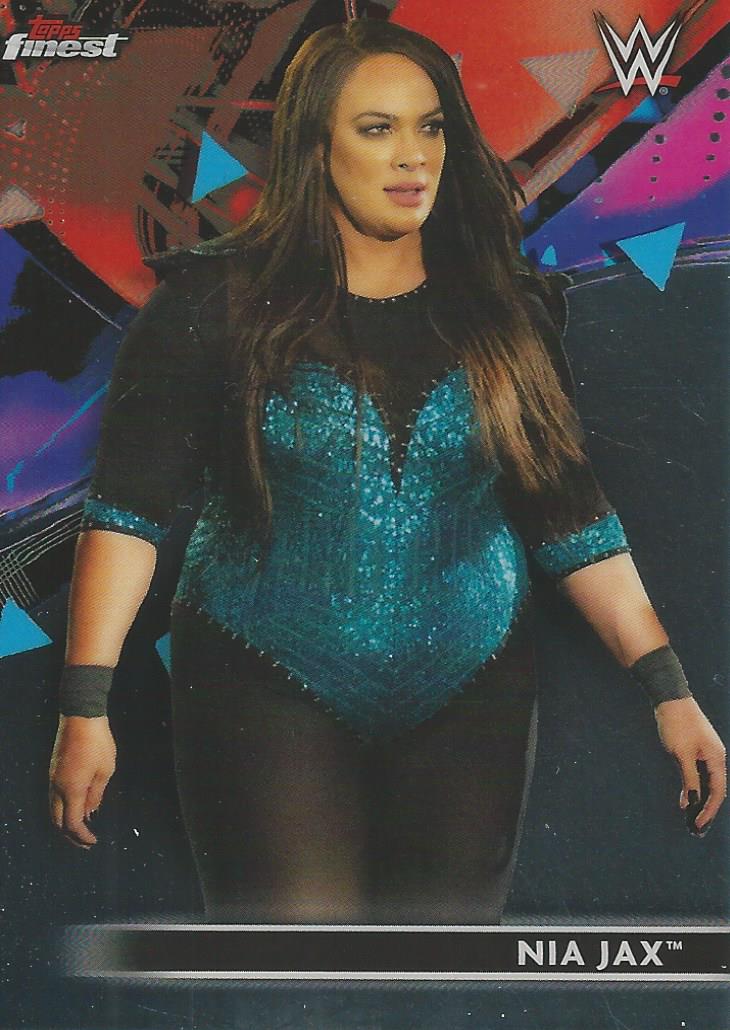 WWE Topps Finest 2021 Trading Cards Nia Jax No.26