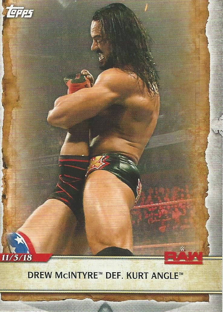 WWE Topps Road to Wrestlemania 2020 Trading Cards Drew McIntyre No.26