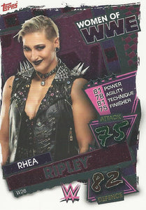 WWE Topps Slam Attax 2021 Trading Card Rhea Ripey W26