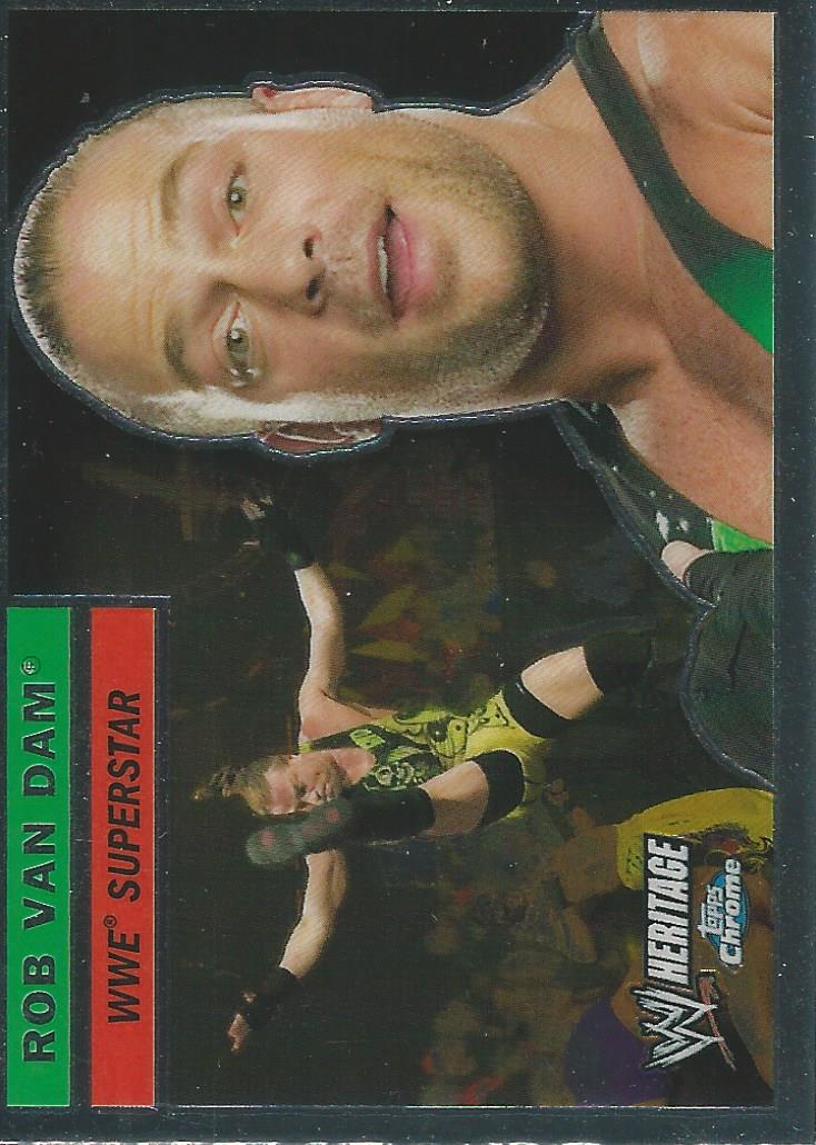 WWE Topps Chrome Heritage Trading Card 2006 Rob Van Dam No.26