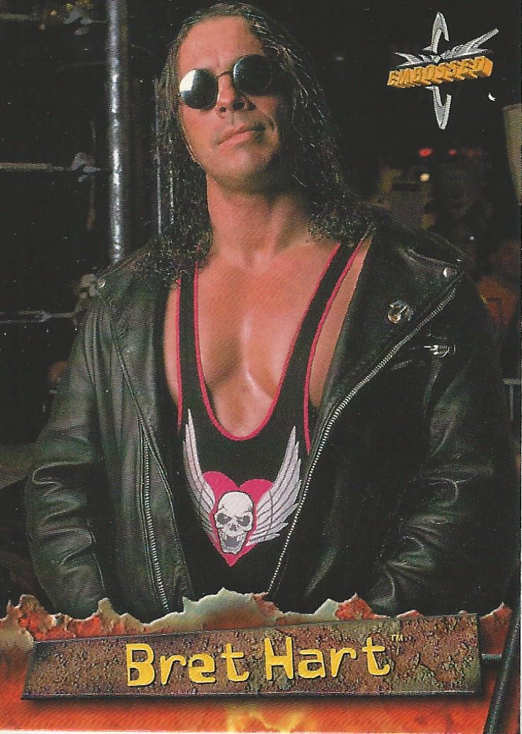 WCW Topps Embossed Trading Cards 1999 Bret Hart No.26
