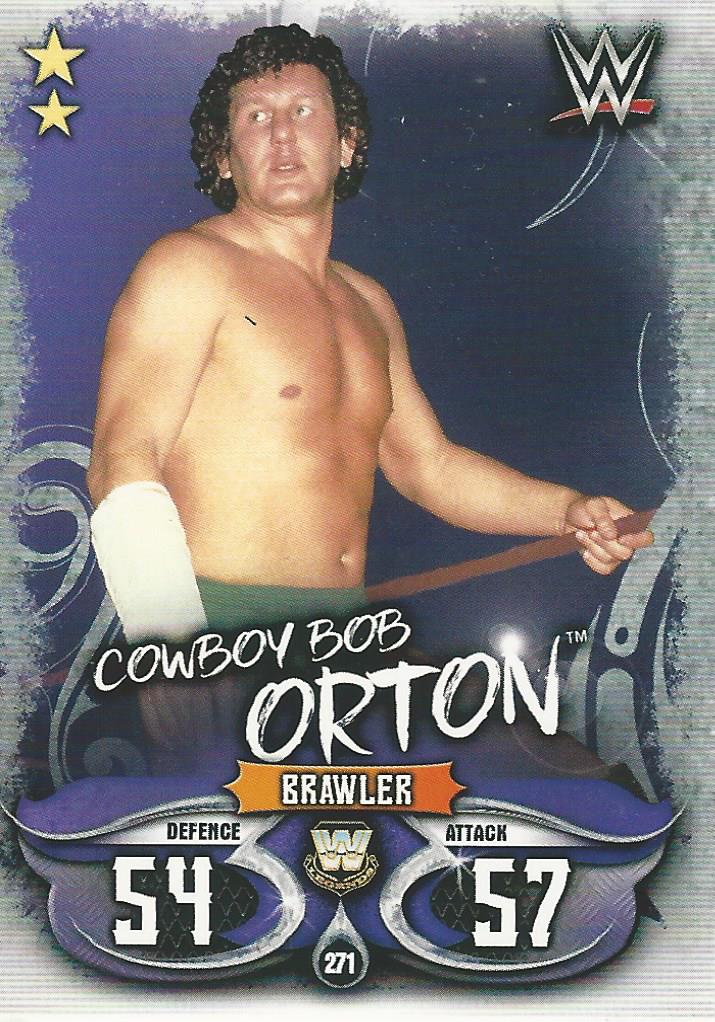 WWE Topps Slam Attax Live 2018 Trading Card Bob Orton No.271