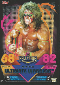 WWE Topps Slam Attax Reloaded 2020 Trading Card Ultimate Warrior No.271