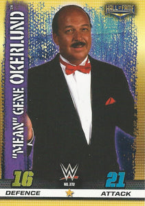 WWE Topps Slam Attax 10th Edition Trading Card 2017 Mean Gene Okerlund No.272