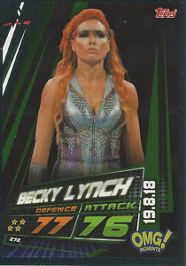 WWE Topps Slam Attax Universe 2019 Trading Card Becky Lynch No.272