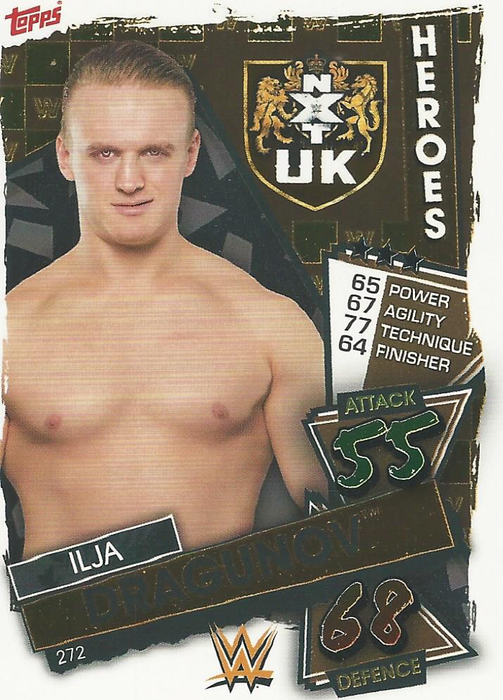 WWE Topps Slam Attax 2021 Trading Card Ilja Dragunov No.272