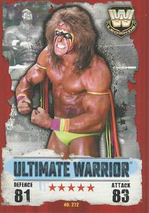 WWE Topps Slam Attax Takeover 2016 Trading Card Ultimate Warrior No.272