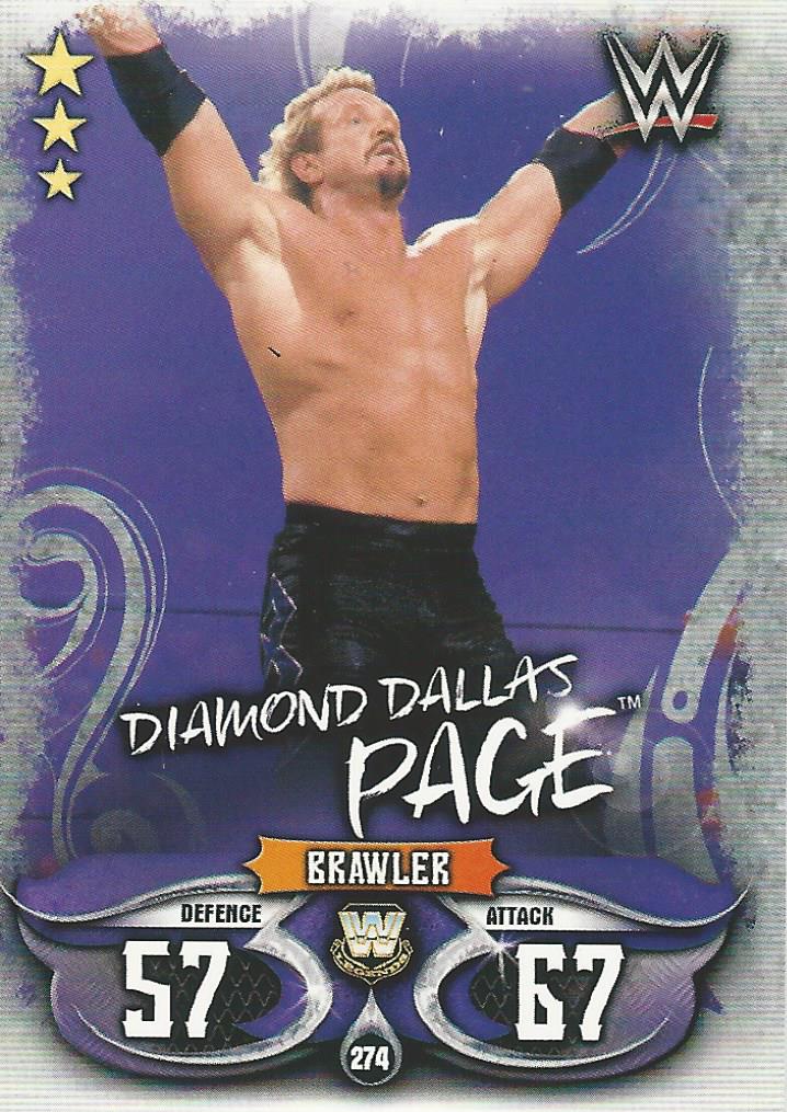 WWE Topps Slam Attax Live 2018 Trading Card DDP No.274