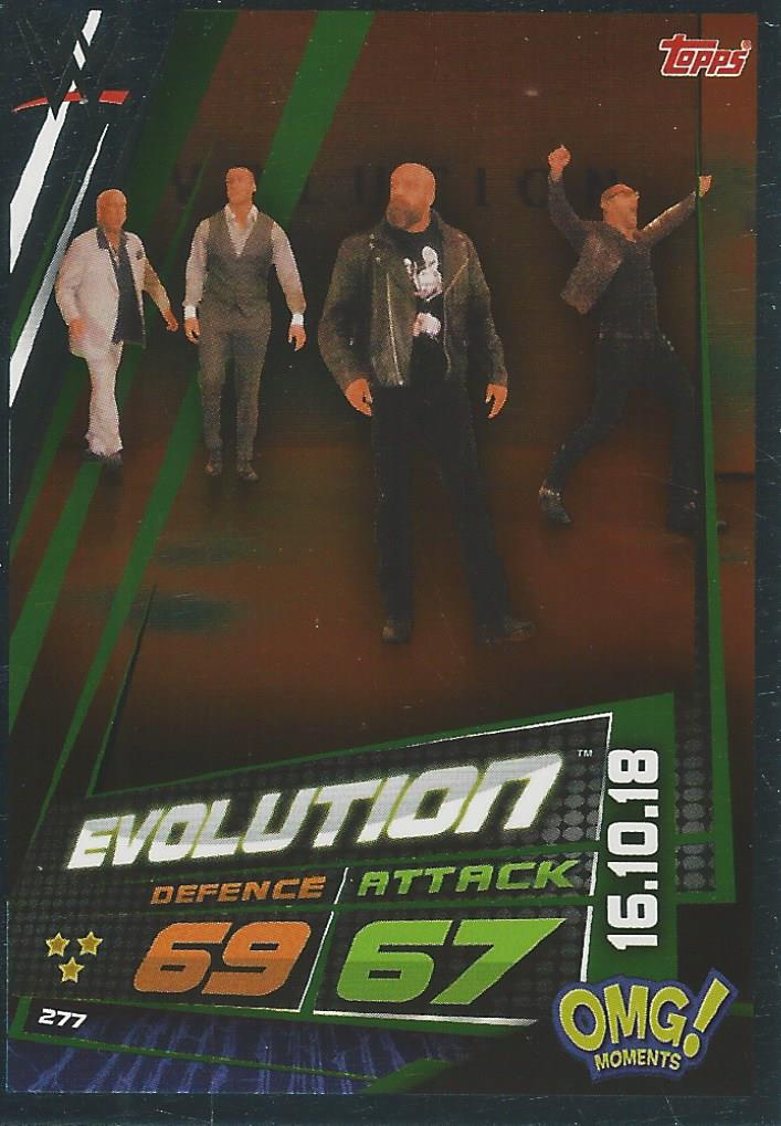 WWE Topps Slam Attax Universe 2019 Trading Card Evolution No.277