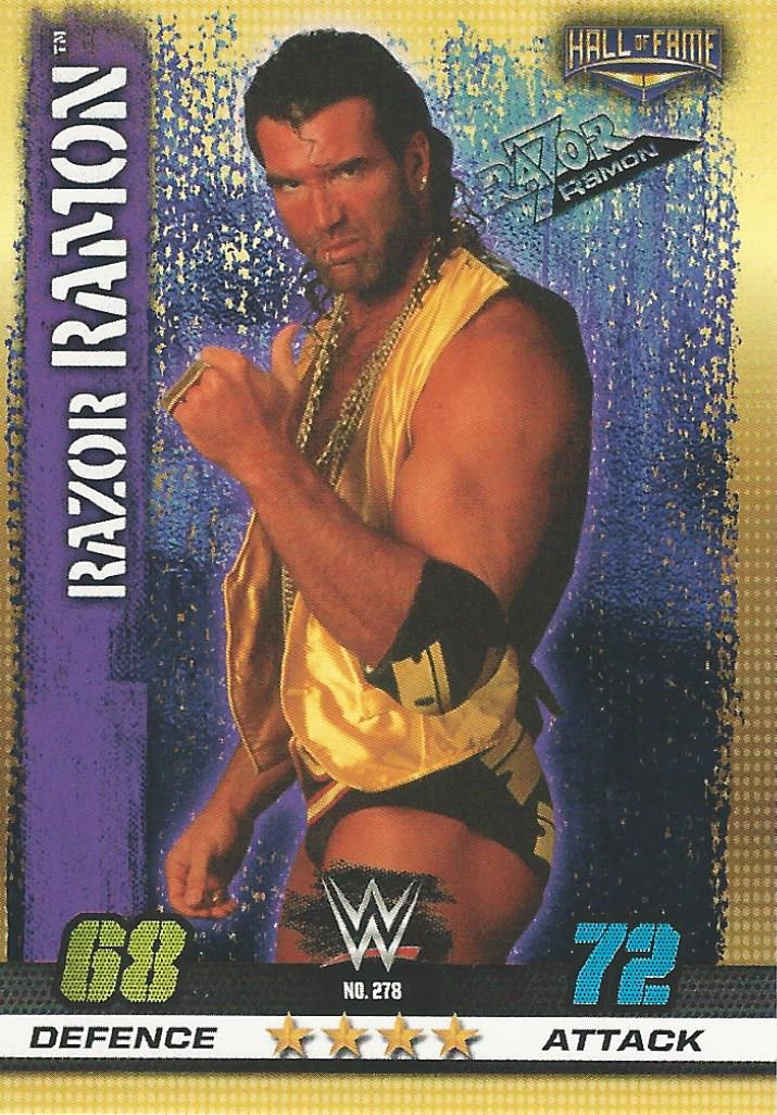 WWE Topps Slam Attax 10th Edition Trading Card 2017 Razor Ramon No.278