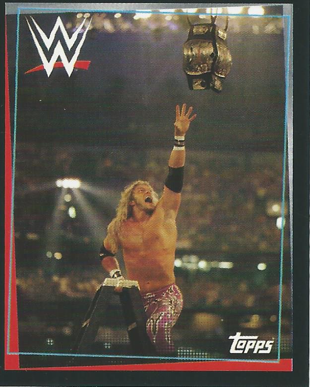 WWE Topps Road to Wrestlemania Stickers 2021 Edge No.278