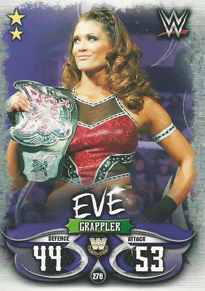 WWE Topps Slam Attax Live 2018 Trading Card Eve Torres No.278