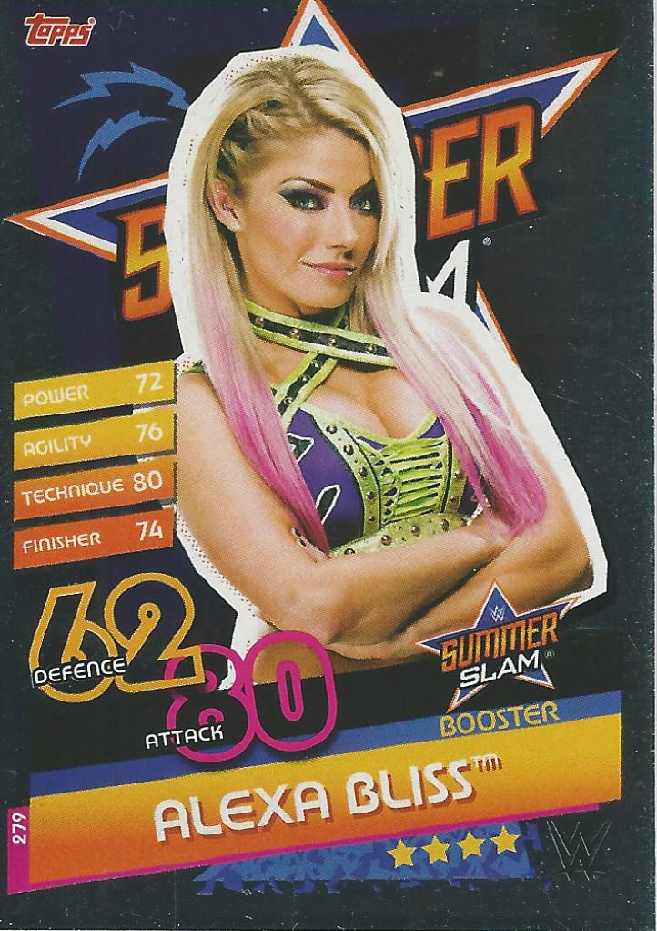 WWE Topps Slam Attax Reloaded 2020 Trading Card Alexa Bliss No.279