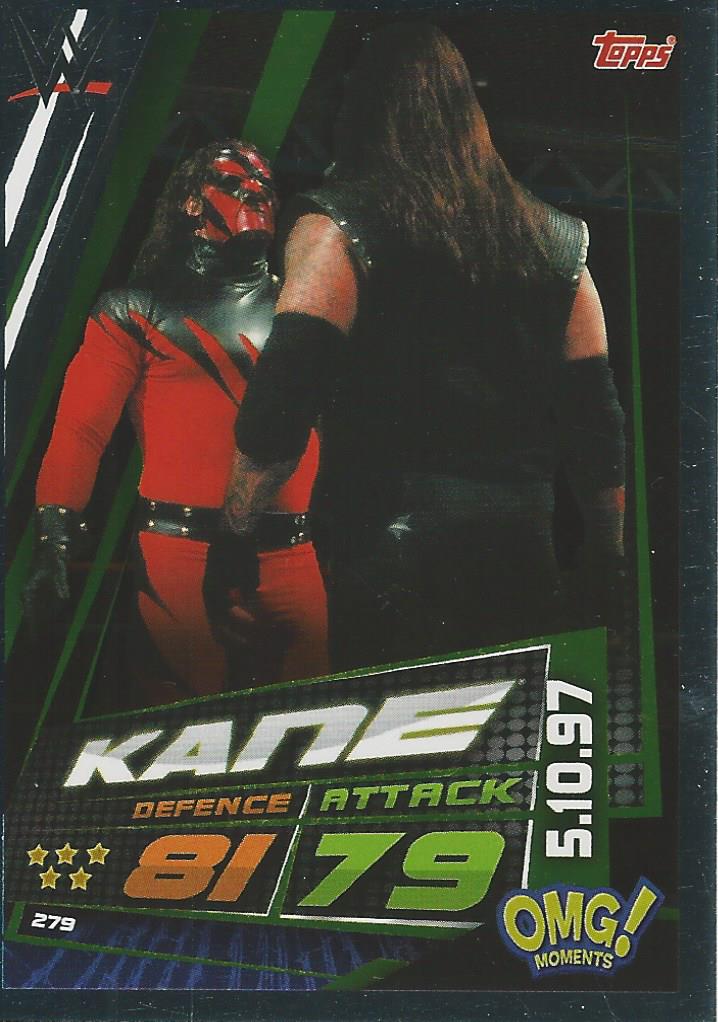 WWE Topps Slam Attax Universe 2019 Trading Card Undertaker and Kane No.279