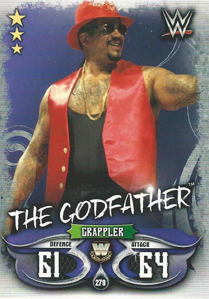 WWE Topps Slam Attax Live 2018 Trading Card The Godfather No.279