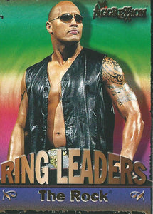 WWE Fleer Aggression Trading Cards 2003 Ring Leader The Rock 2 of 15