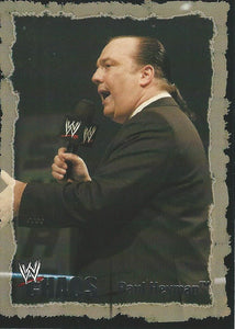 WWE Fleer Chaos Trading Card 2004 Paul Heyman No.27