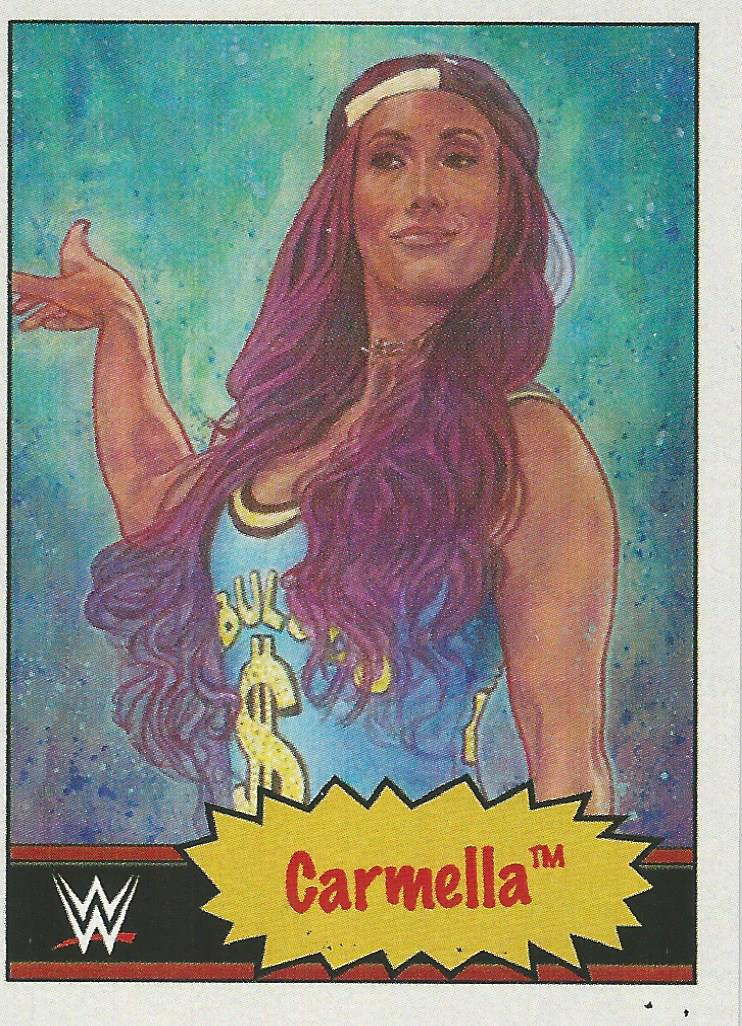 WWE Topps Living Set Trading Cards 2021 Carmella No.27