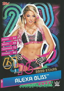 WWE Topps Slam Attax Reloaded 2020 Trading Card Alexa Bliss T27